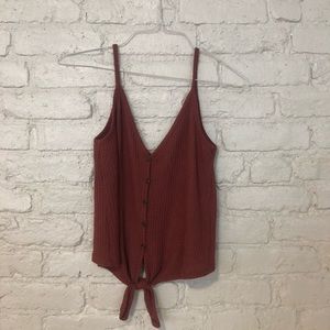 Knitted sweater tank